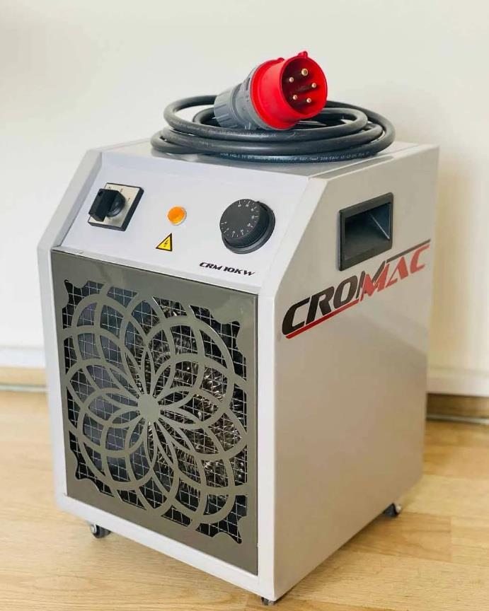 Crommac Crm 10kw Elektrikli Fanlı Isıtıcı (Trifaze) resmi