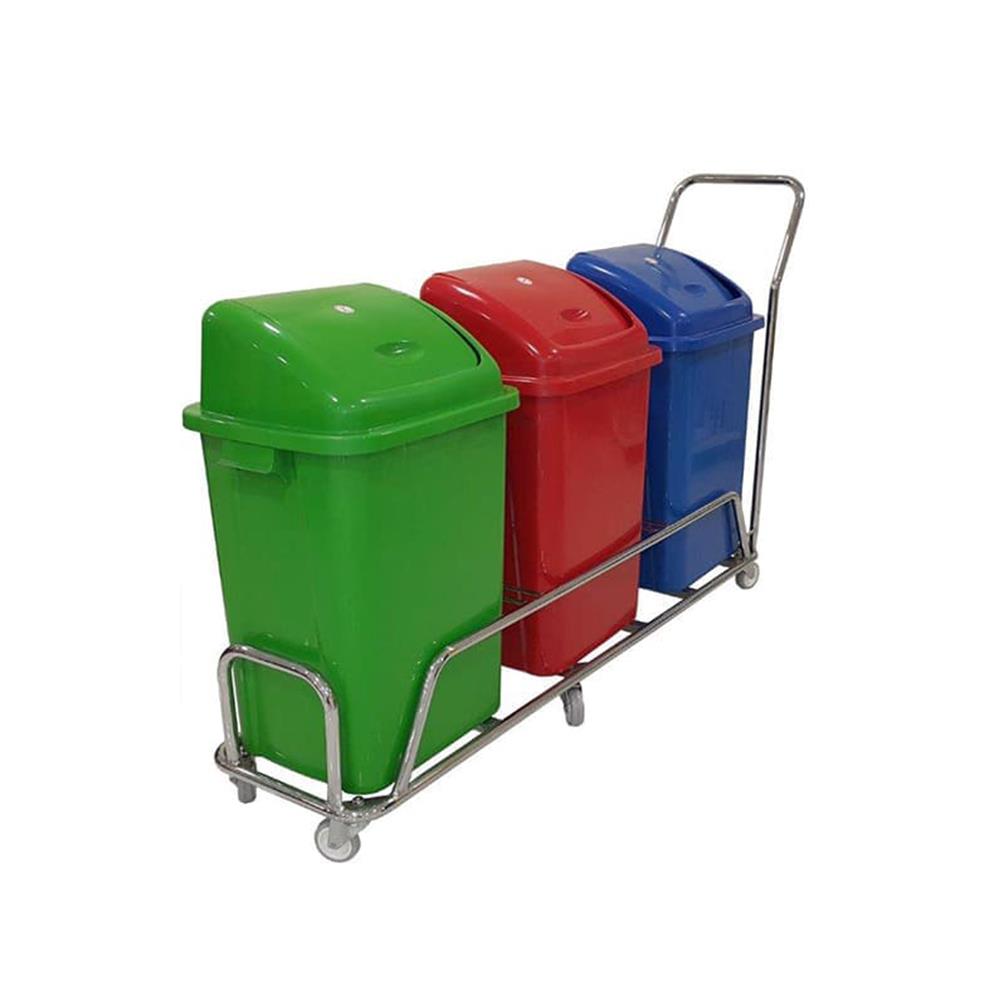 Çöp Ayrışım Kovası 70 Lt 3'lü CAK-3003 resmi