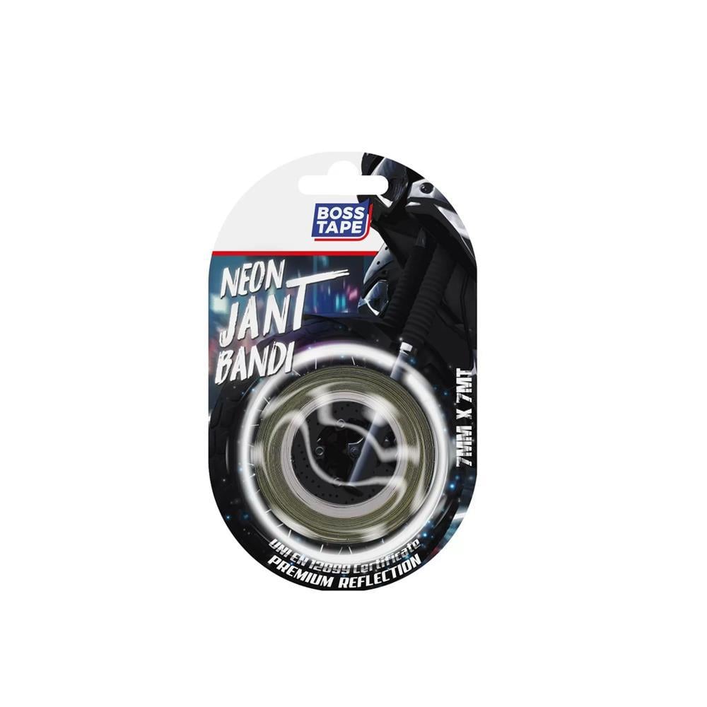 Boss Tape Neon Jant Bandı 7 Mmx7 Mt Beyaz resmi