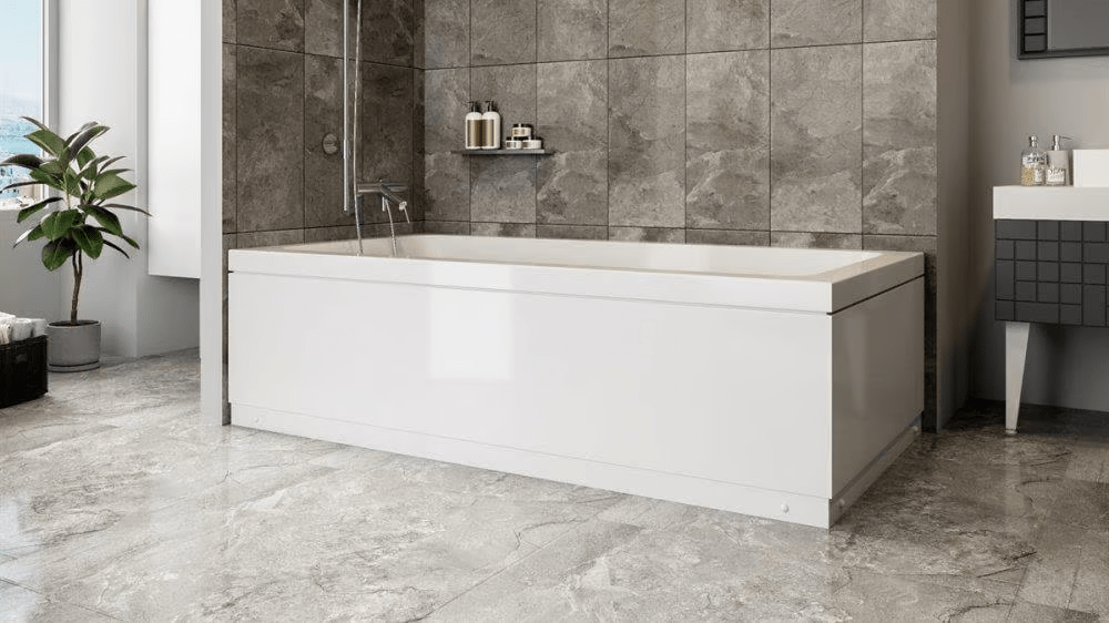 Aquanil Elfi Düz Mini Küvet Beyaz 80x120cm resmi