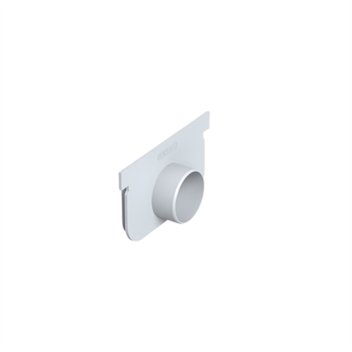 Maxiflow Plastik Kanal Tapası Erkek 125x75mm Beyaz 13668 resmi