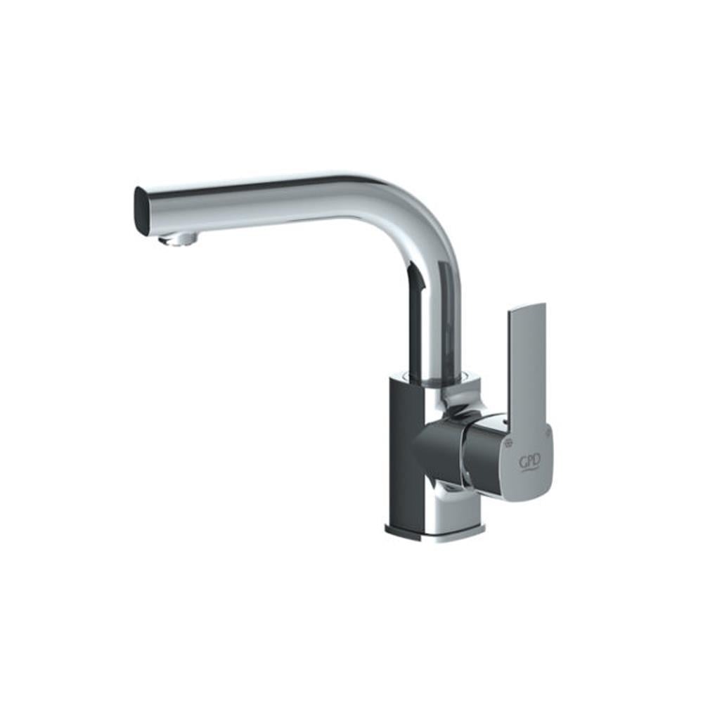 GPD Pedra Tek Gövde Lavabo Bataryası Krom Mtl160 resmi