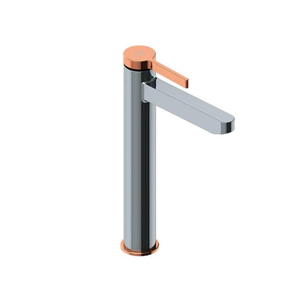 GPD Gildo Set Üstü Lavabo Bataryası Krom-rose Gold Msl165-k-r resmi