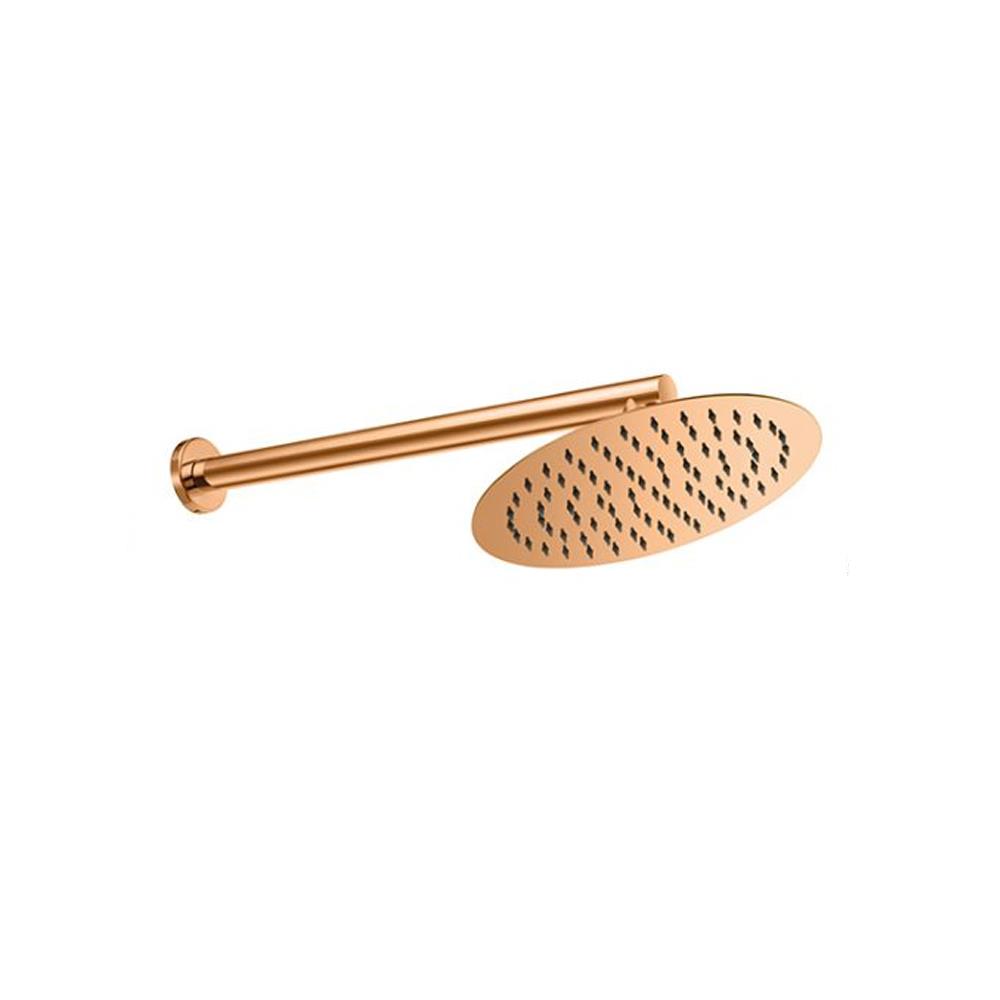 GPD Ankastre Duş Başlığı Duvardan Ø25 Cm Rose Gold Ads30-r resmi