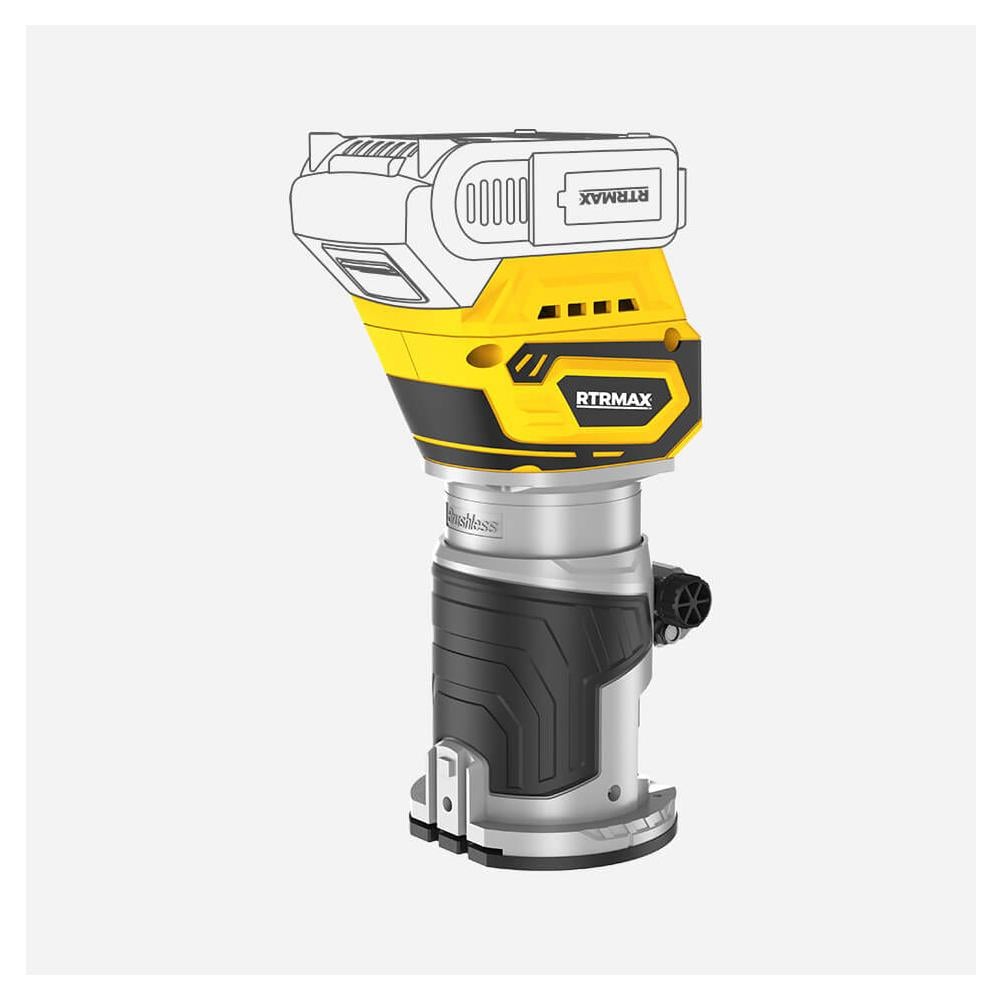 Rtrmax Rtx2060b X-lion Akülü Formika Traşlama Makinesi (akü Hariç) resmi