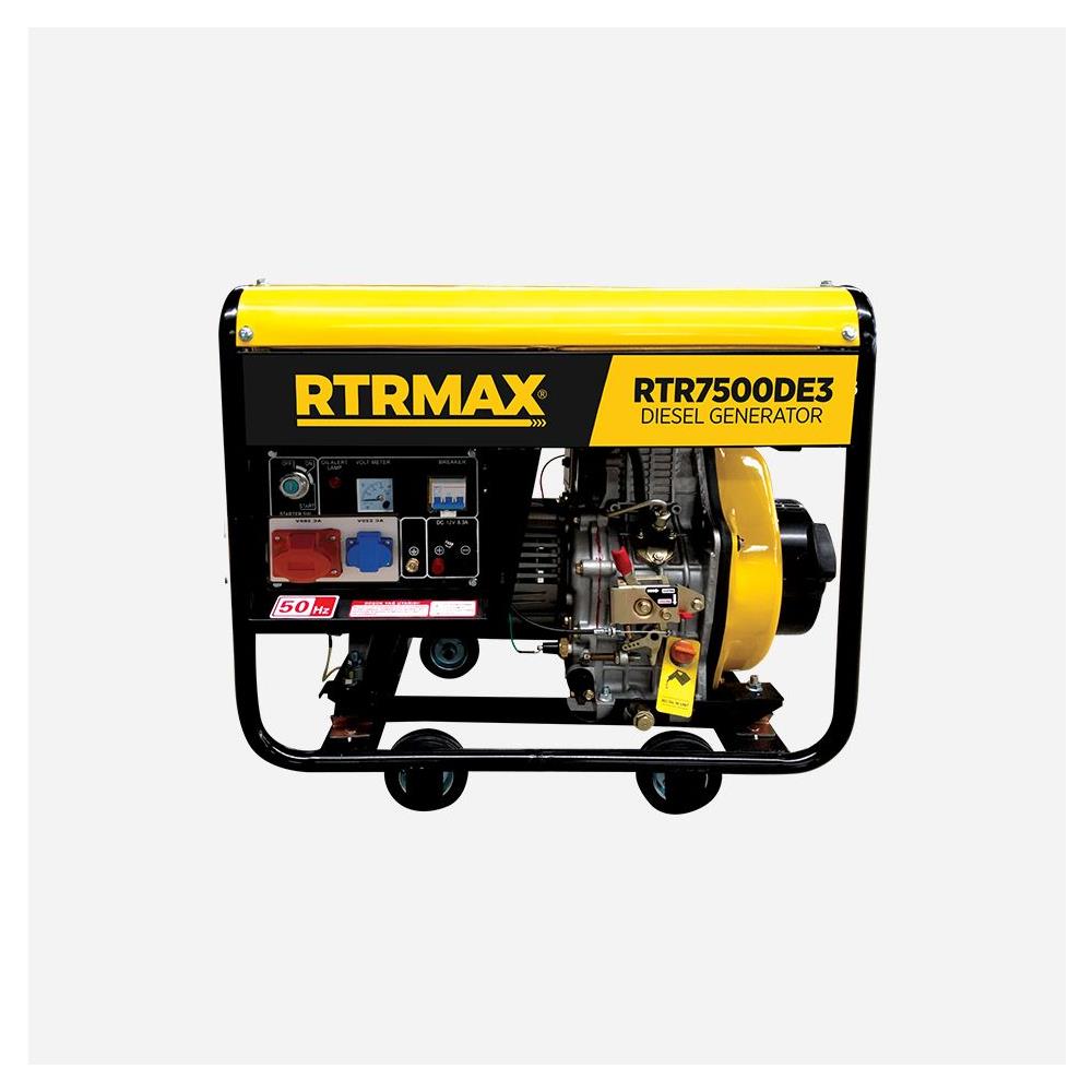 Rtrmax Rtr7500de3 Dizel Jeneratör 6.0 Kva 4.8 Kw resmi