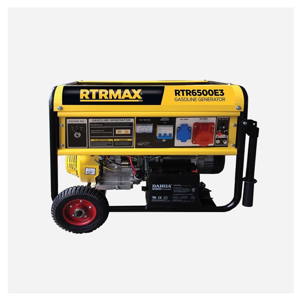 Rtrmax Rtr6500e Benzinli Jeneratör 6.8 Kva 5.5 Kw resmi