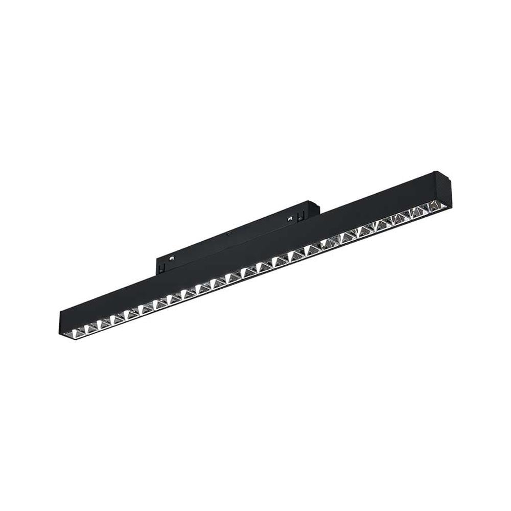 Forlife Silver Lensli Magnet Armatür 24W 4000K Ilık Beyaz FL-5514 S resmi