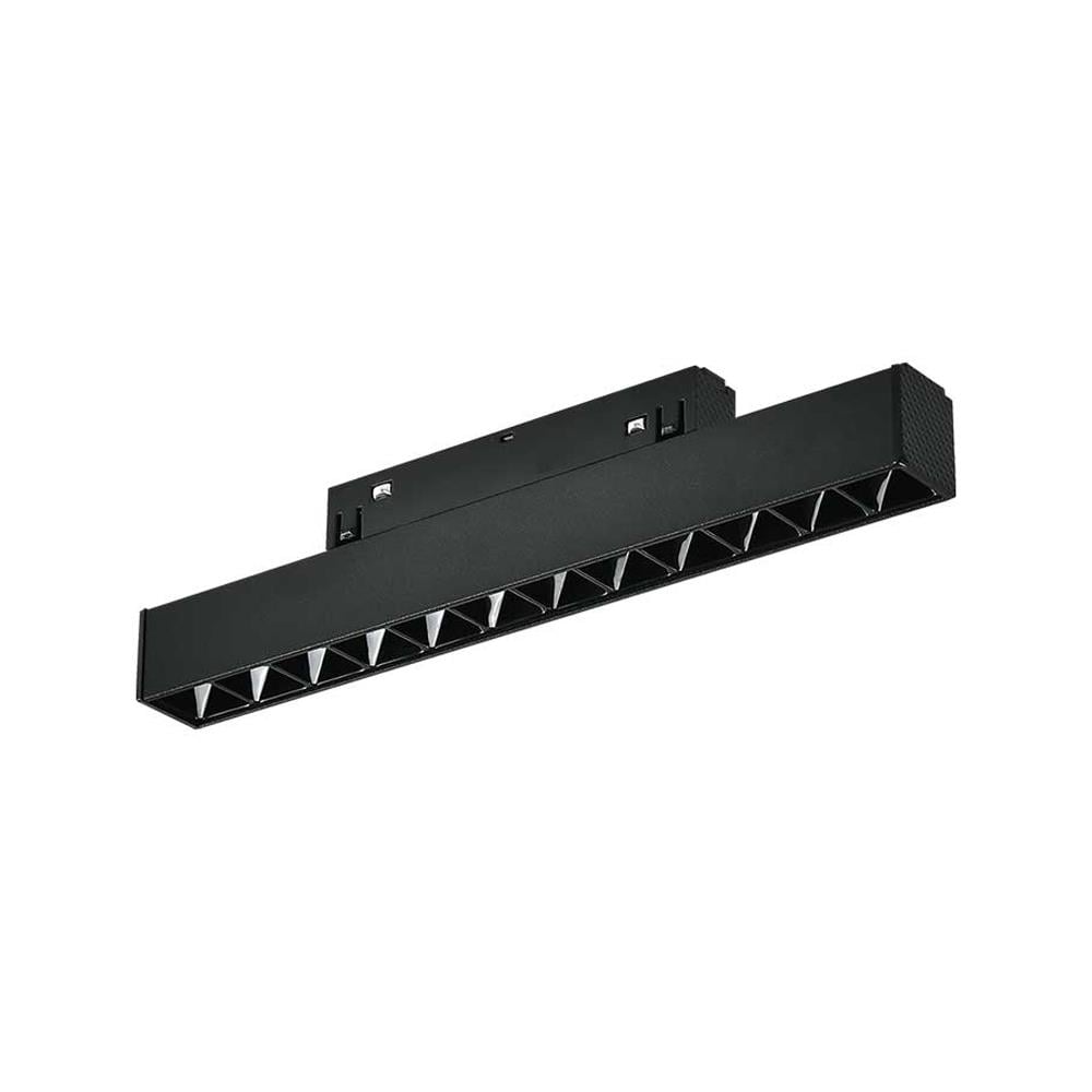 Forlife Siyah Lensli Magnet Armatür 12W 4000K Ilık Beyaz FL-5512 resmi