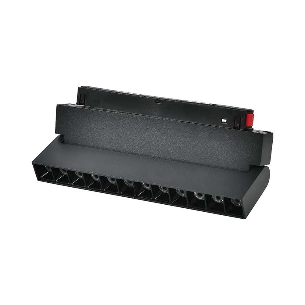 Forlife Siyah Lensli Hareketli Dimlenebilir Magnet Armatür 12W 3200K Gün Işığı FL-5522 D resmi