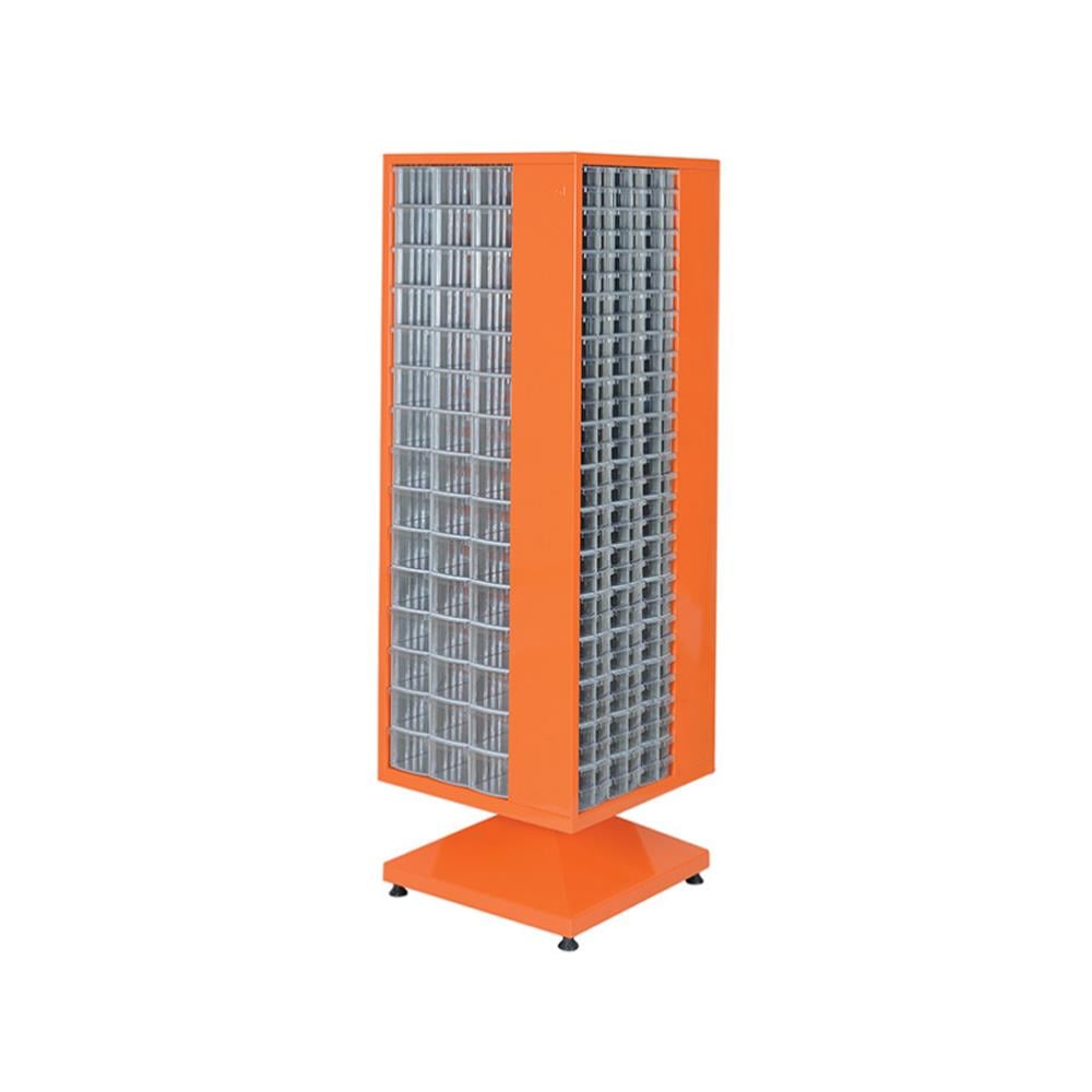 Sembol Plastik Çekmeceli Döner Metal Dolap MT Y 110-114 540x540x1700mm resmi