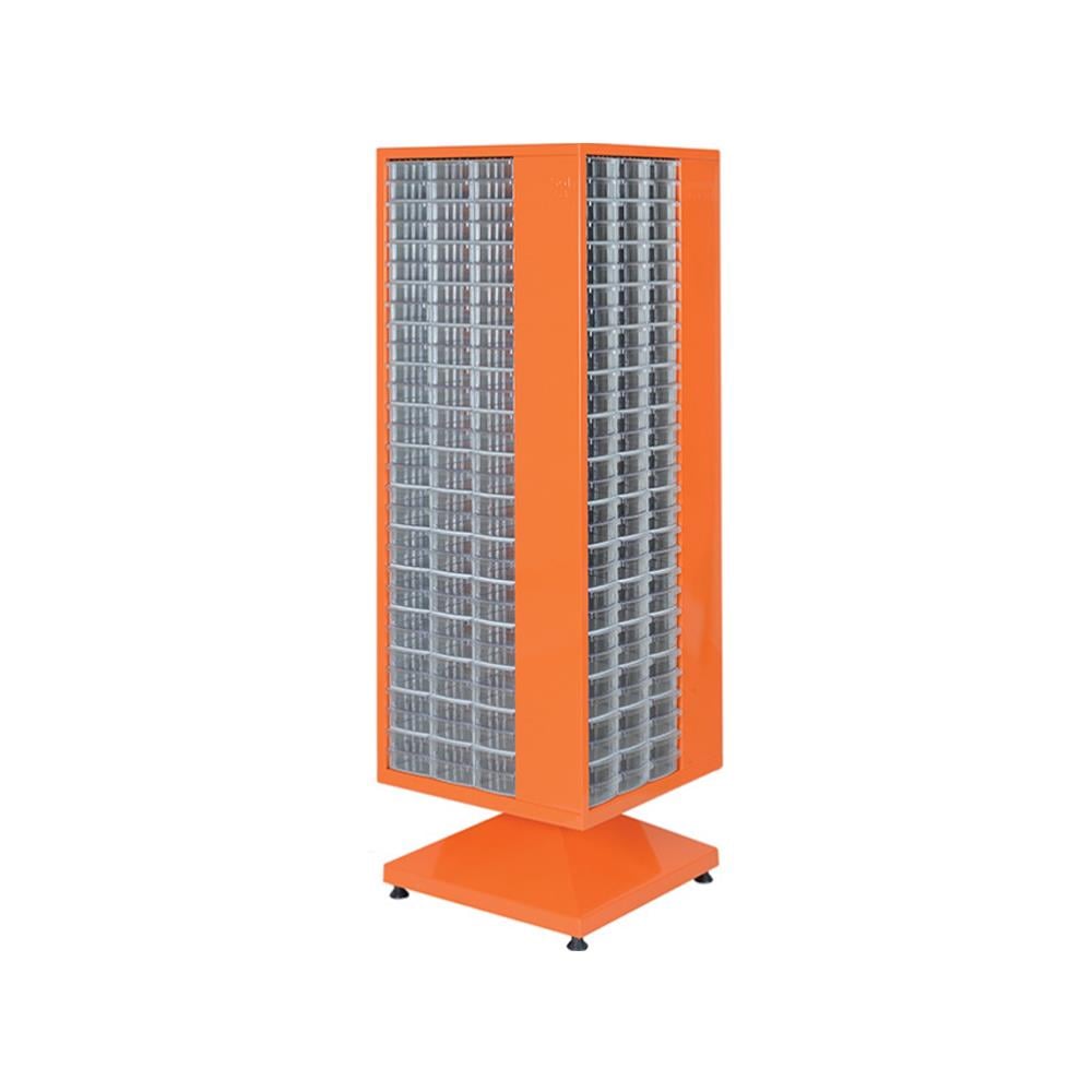 Sembol Plastik Çekmeceli Döner Metal Dolap MTY  set3 540x540x1700mm resmi