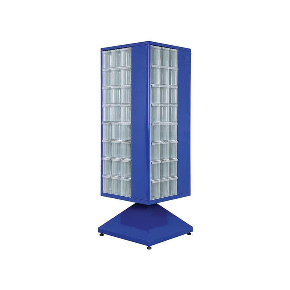 Sembol Plastik Çekmeceli Döner Metal Dolap MT 120-3 600x600x1660mm resmi