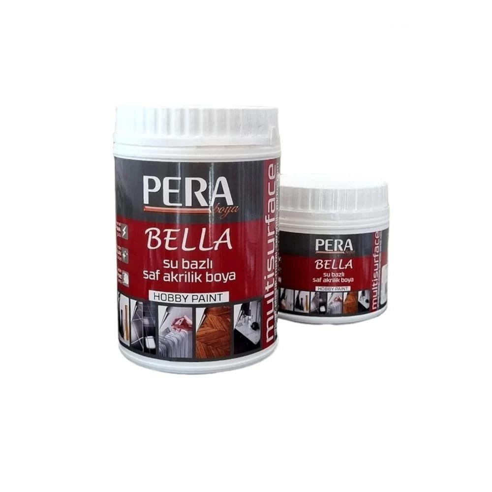 Pera Bella Su Bazlı Saf Akrilik Boya 0,50 Lt Beyaz resmi