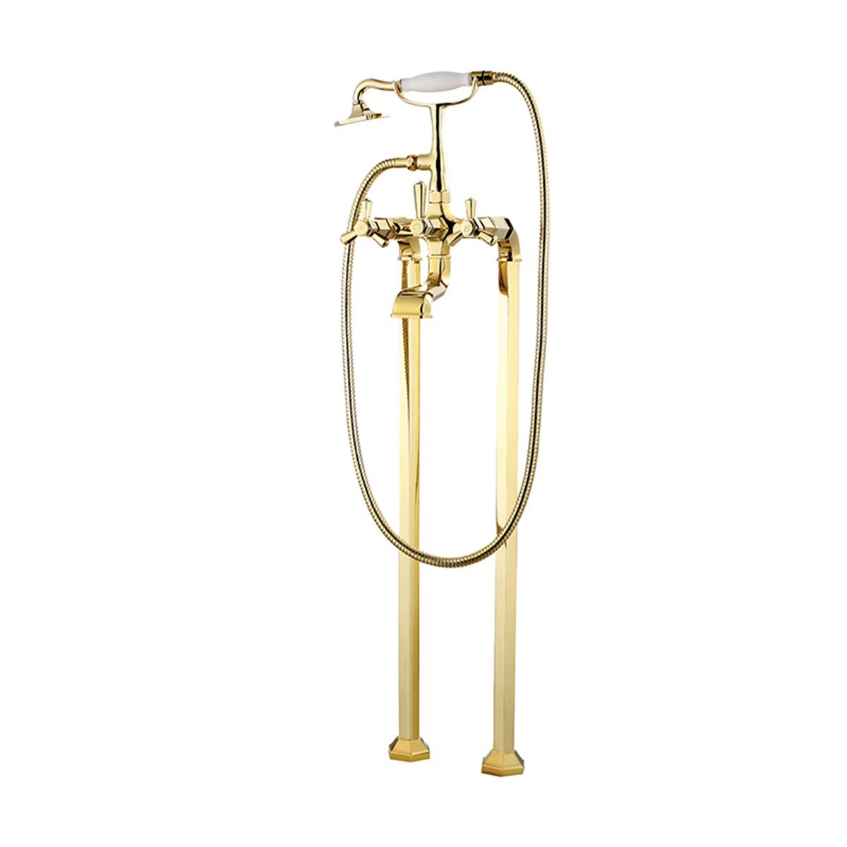 Newarc Hexa Tabandan Banyo Bataryası Altın 104515 resmi