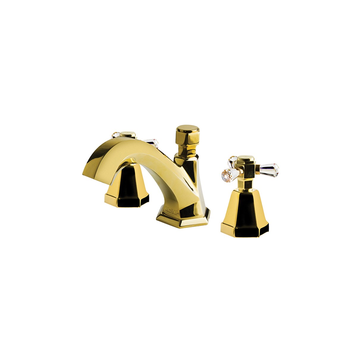 Newarc Hexa Üç Delikli Lavabo Bataryası Altın 104578 resmi