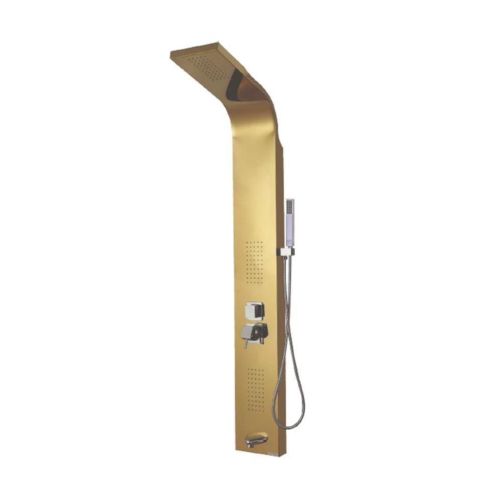 Venezia Armani İnox Duş Paneli Gold 5057099-06 resmi