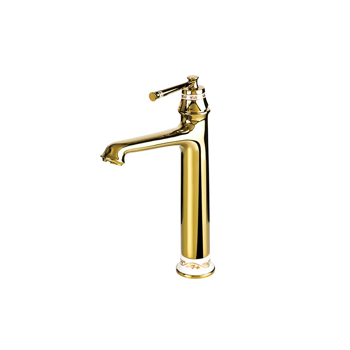 Newarc Pera Çanak Tipi Lavabo Bataryası Altın 961001 resmi