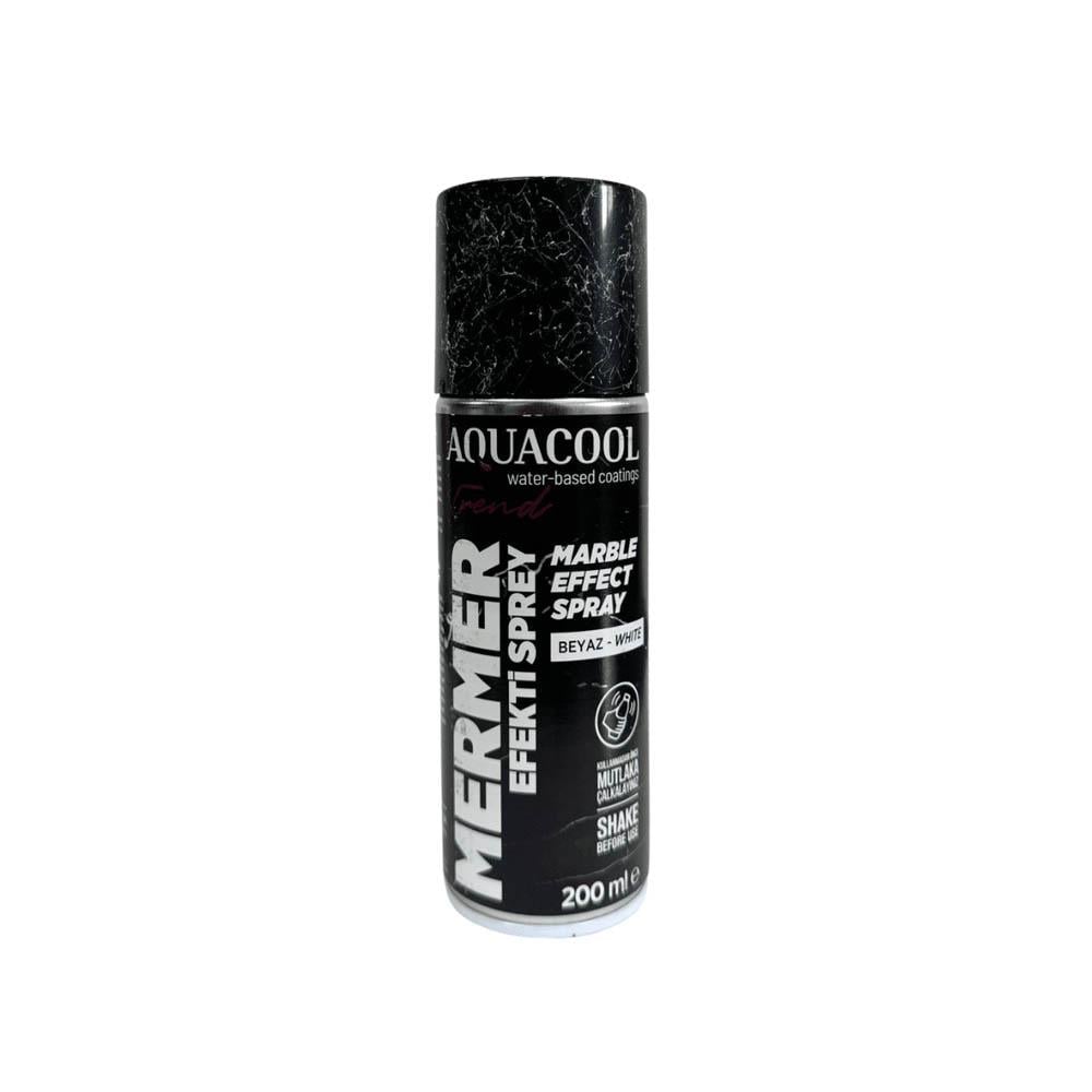 Aquacool Trend Mermer Efekt Spreyi 200 Ml Beyaz resmi