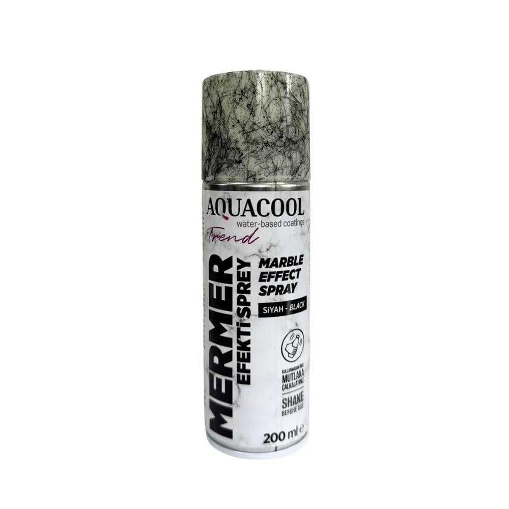 Aquacool Trend Mermer Efekt Spreyi 200 Ml Siyah resmi