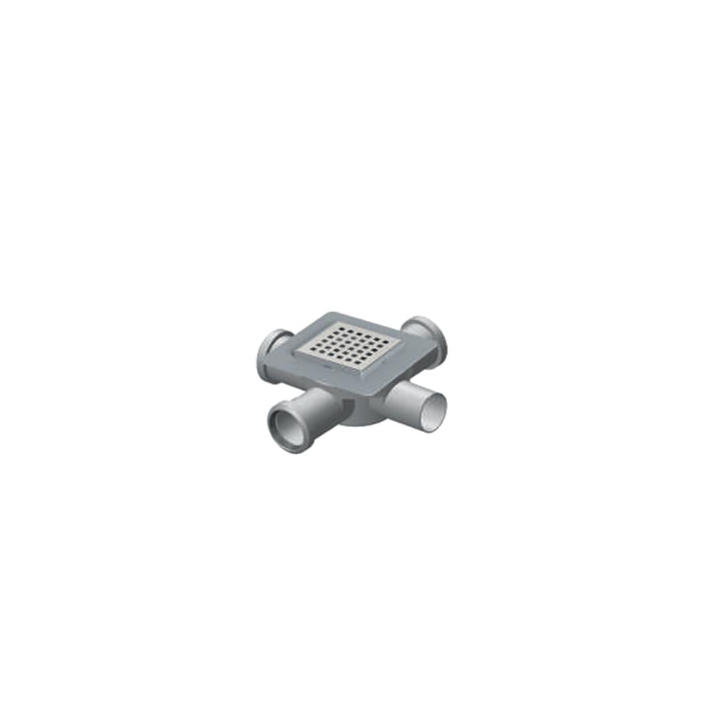 Maxiflow Std Yer Süzgeci 10X10 Ø50 (Dörtlü Yan Çıkış) 34286 resmi