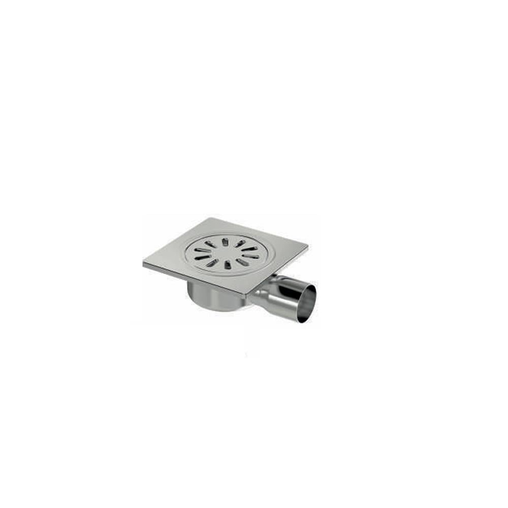 Maxiflow Premium Paslanmaz Yer Süzgeci 15X15 Ø32 (Yan Çıkış) 14100 resmi