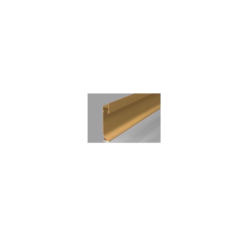 Forlife Alüminyum Led Kanallı Mat Gold Süpürgelik Fl-8551 G resmi