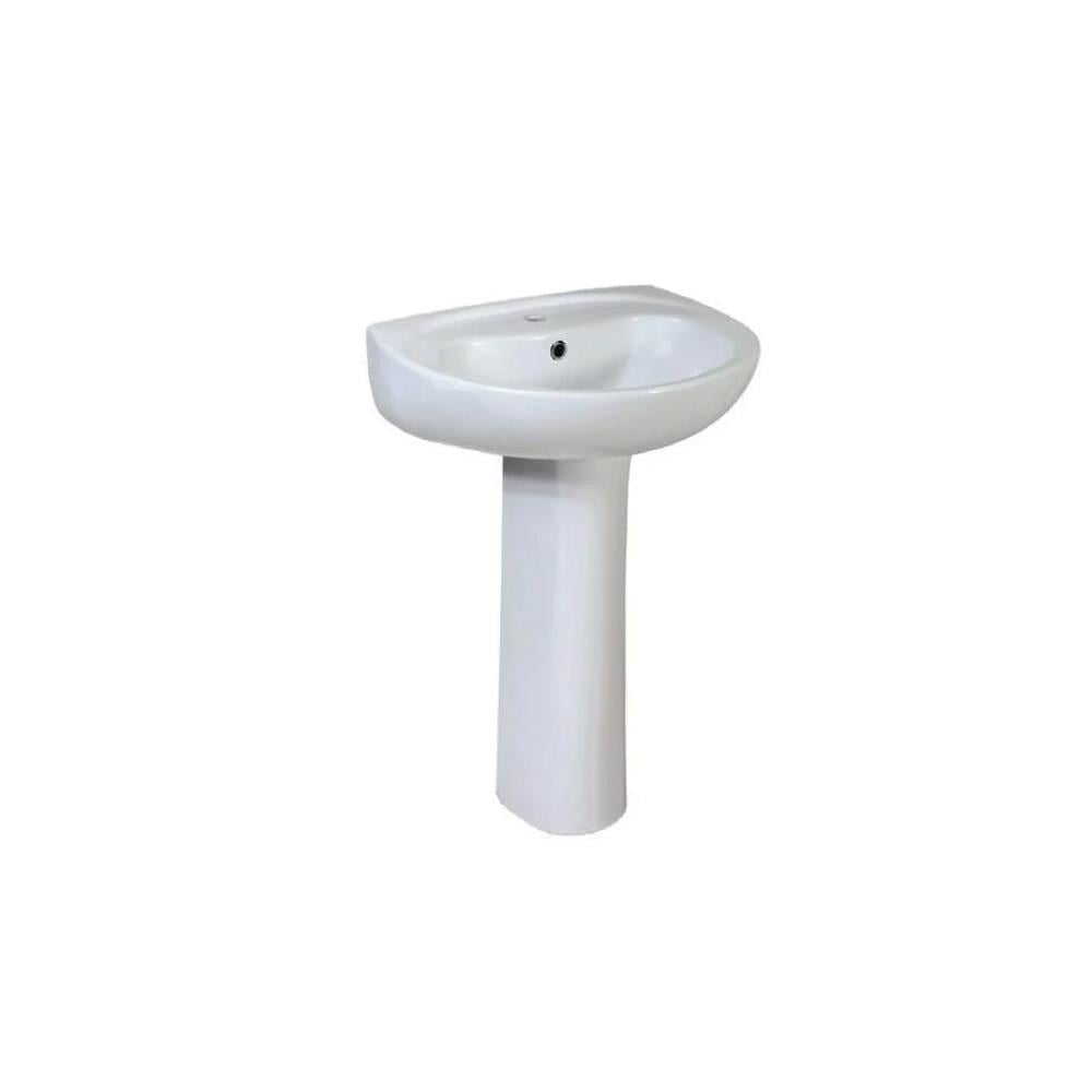 Newarc Minart Lavabo 45X55 + Kolon Ayak 2301+2311 resmi