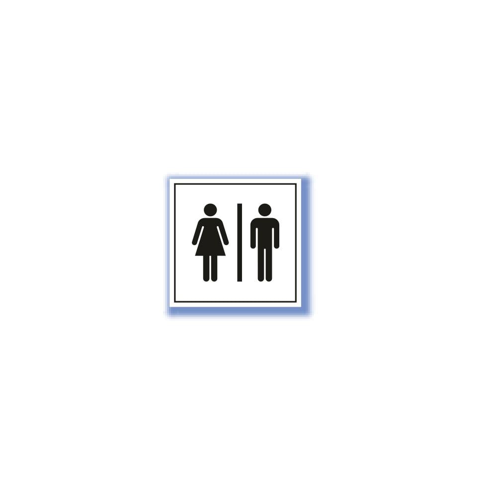Pvc Sembol Tabela - Mix Wc 10X10 Cm 552036 resmi