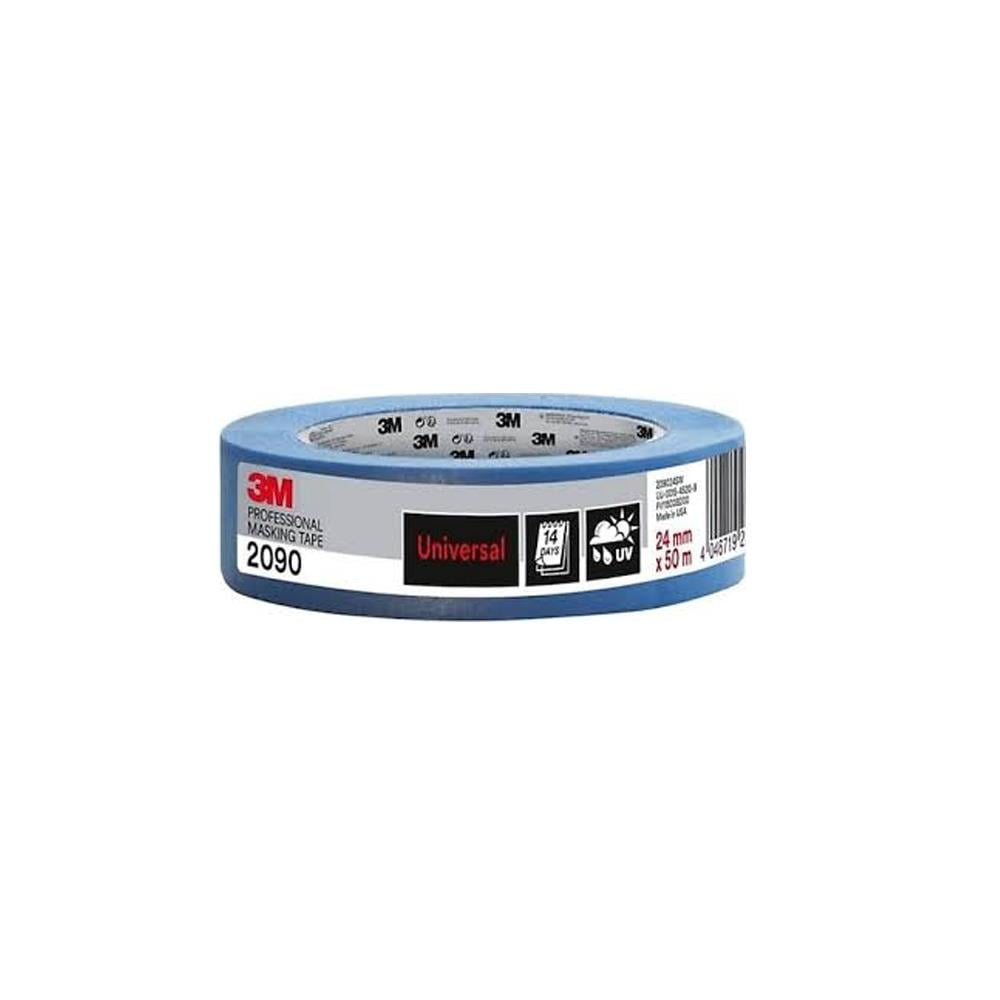3M 02090 Mavi Maskeleme Bandı 24Mm X 50Mt resmi