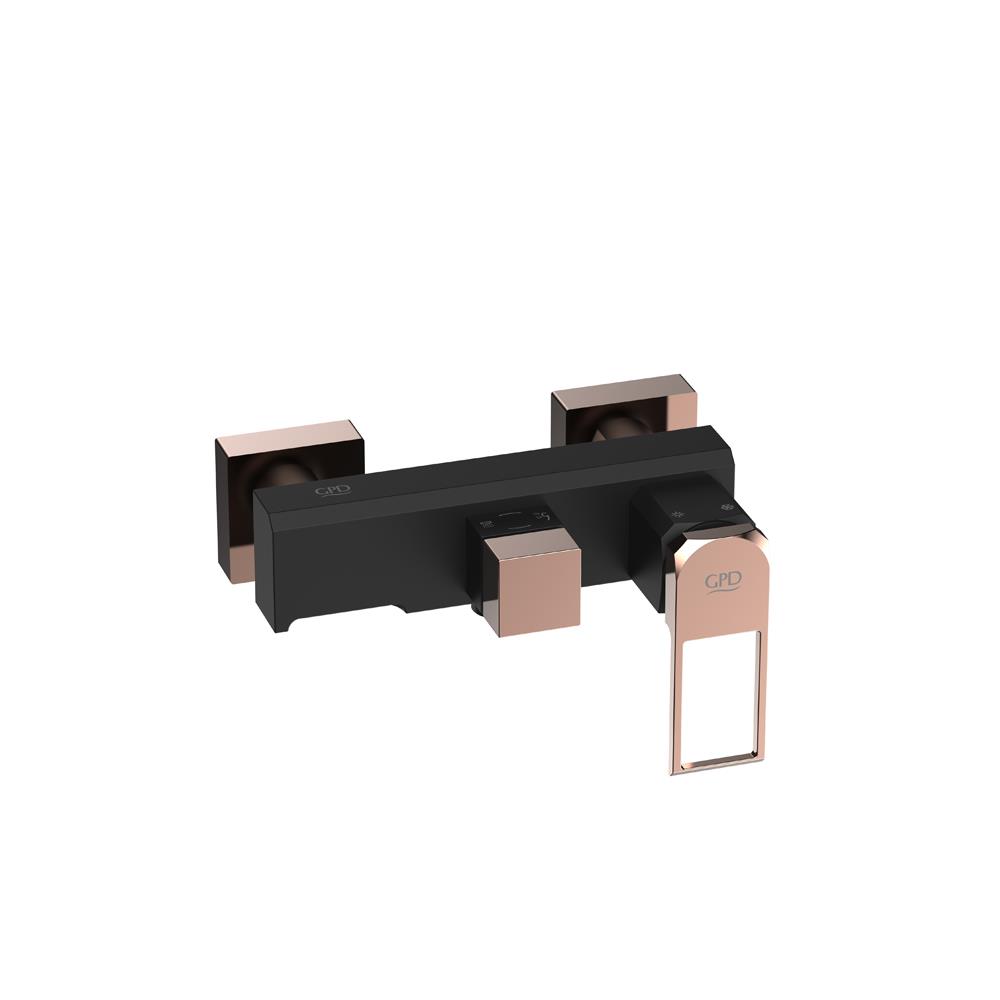 Gpd Quadro Banyo Bataryası Siyah-Rose Gold Mbb190-S-R resmi
