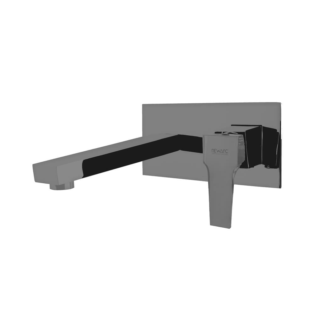 Newarc Aqua Ankastre Lavabo Bataryası Mat Metalik Gri 941571G resmi