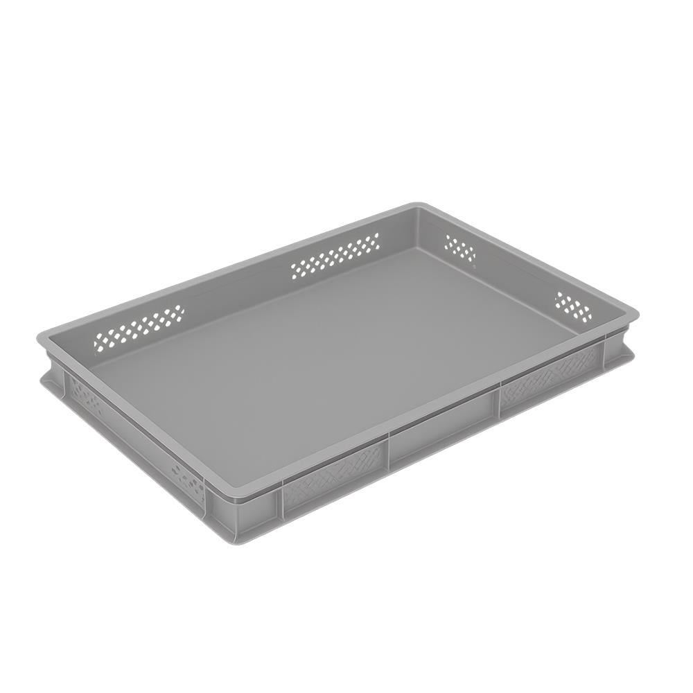 Sembol Spk 4605 Ak Delikli Altı Kapalı Sanayi Tipi Kasa Gri 400X600X60Mm resmi