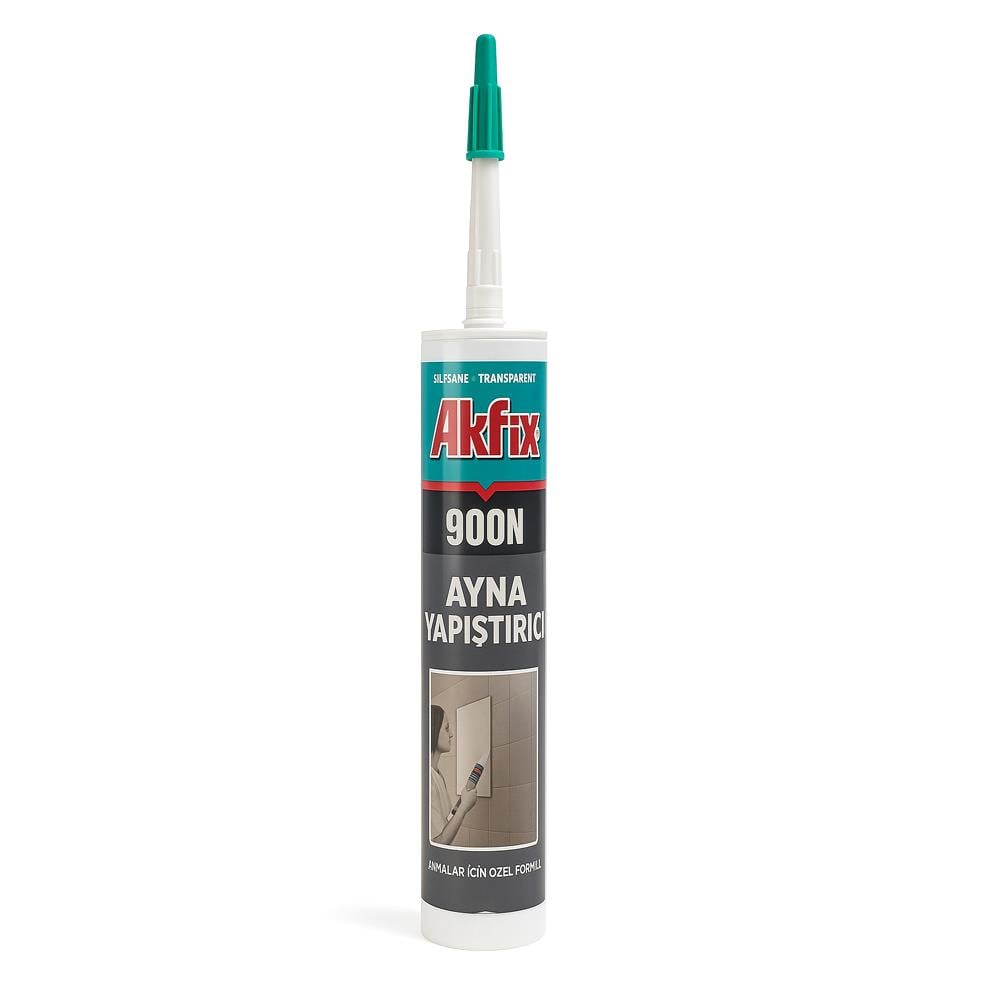 Akfix 900N Ayna Silikonu Şeffaf 280 Ml Sa081 resmi