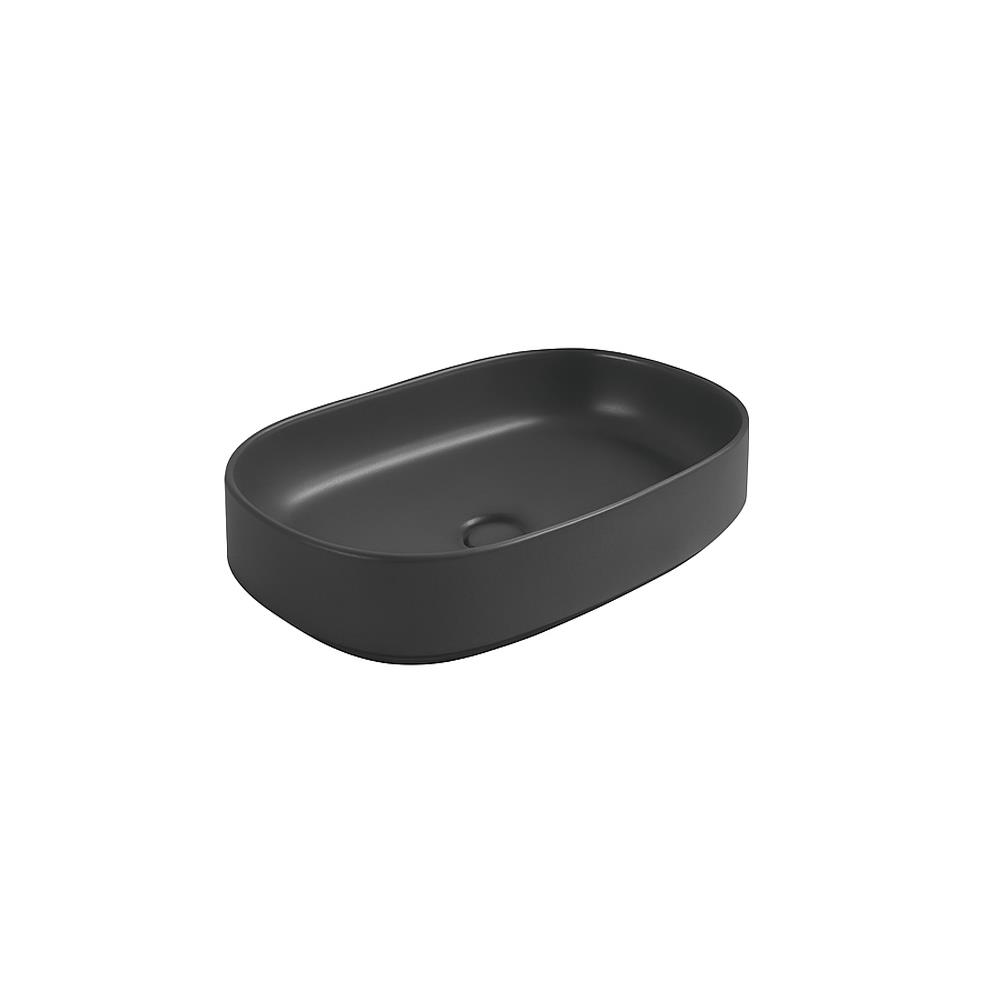 Newarc Colt Tezgah Üstü Lavabo Mat Antrasit 55X35X15,5 Cm Cm Art.L.008.Ma resmi