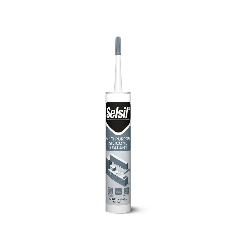 Selsil Genel Amaçlı Silikon 280 Gr Beyaz resmi
