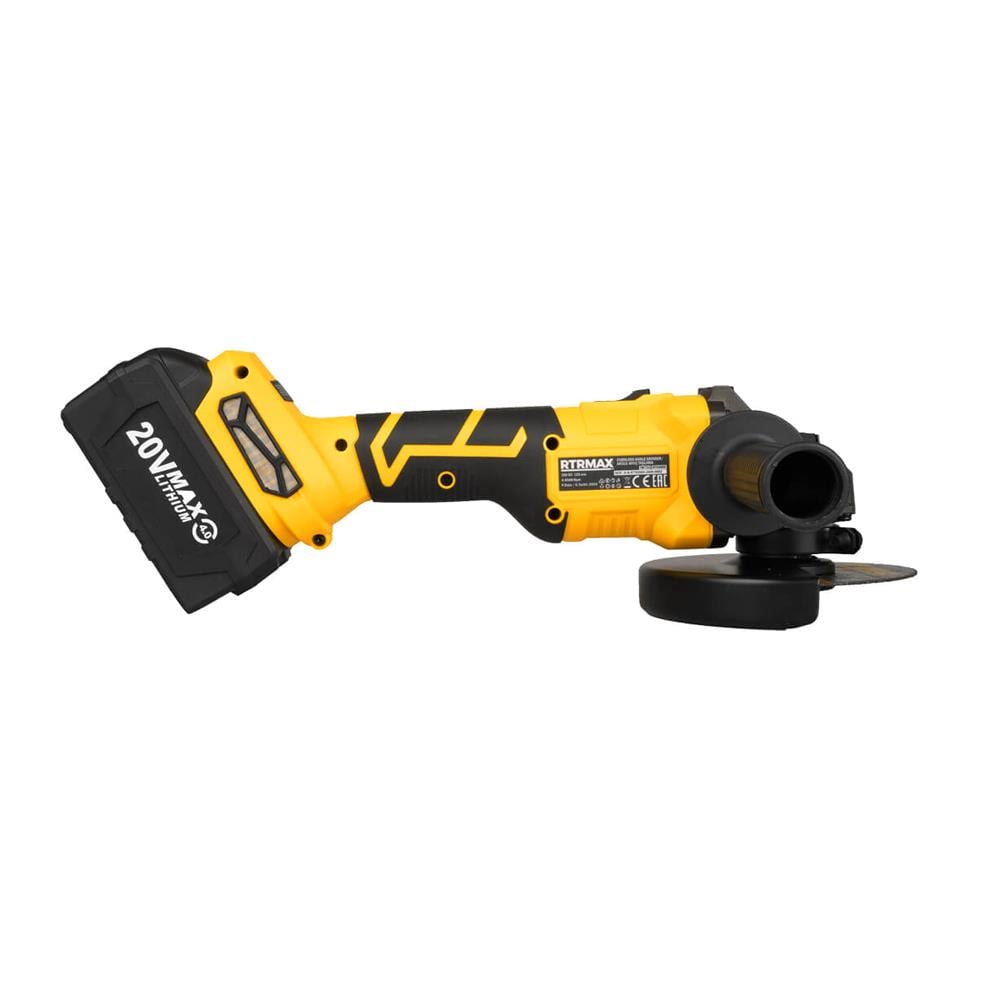 Rtrmax Rts5050 Akülü Avuç Taşlama 125Mm 20V 2X4Ah resmi