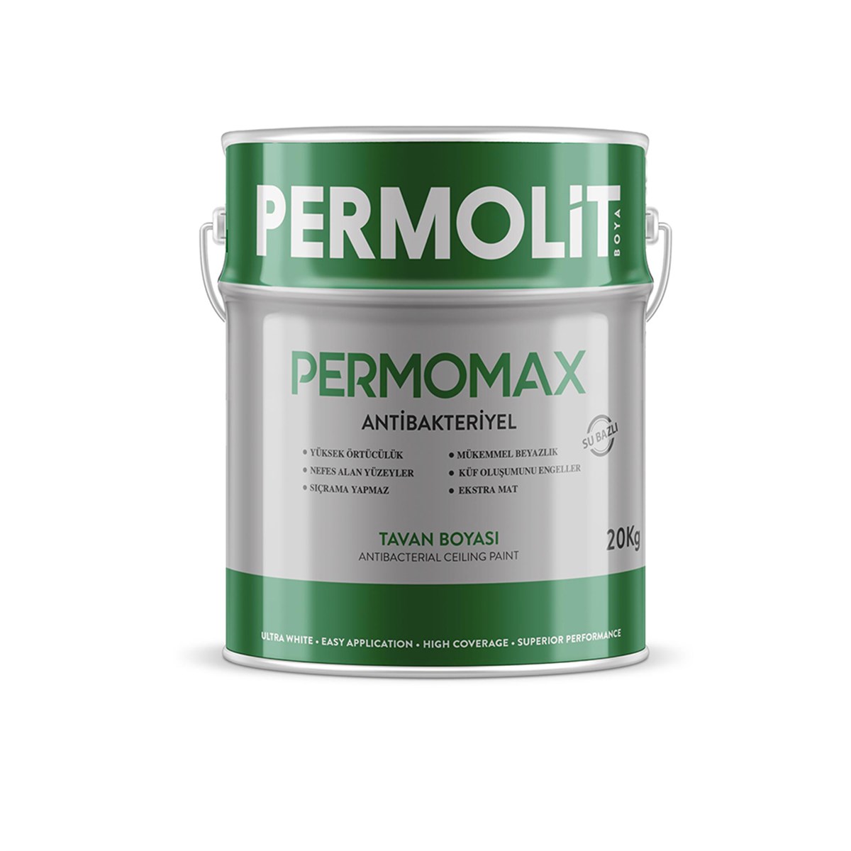 Permolit Permomax Antibakteriyel Tavan Boyası 10 kg resmi