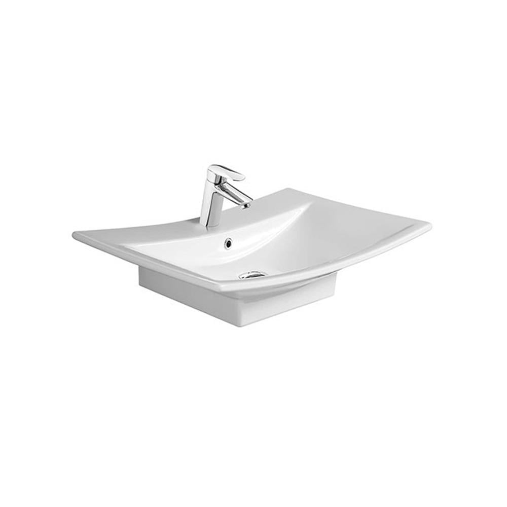 Turkuaz Bella Tezgah Üstü Lavabo 70X45 074600-U resmi