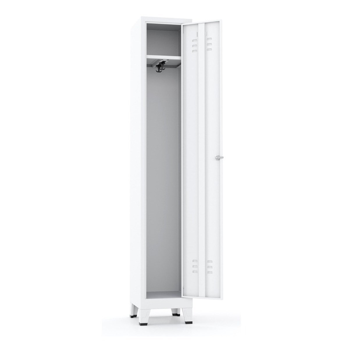 Usta Çelik Giyinme Dolabı Metal 1 Kapılı 34X37X185 U-E01 resmi