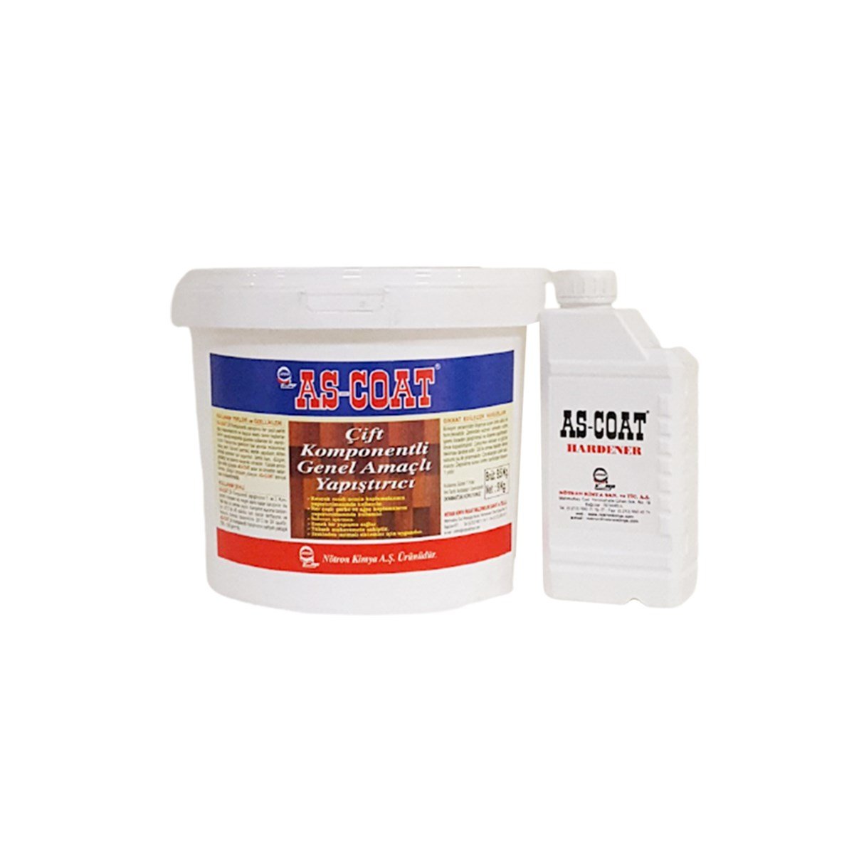 As-Coat 2K Çift Komponentli Parke Yapıştırıcı 9.5 Kg resmi