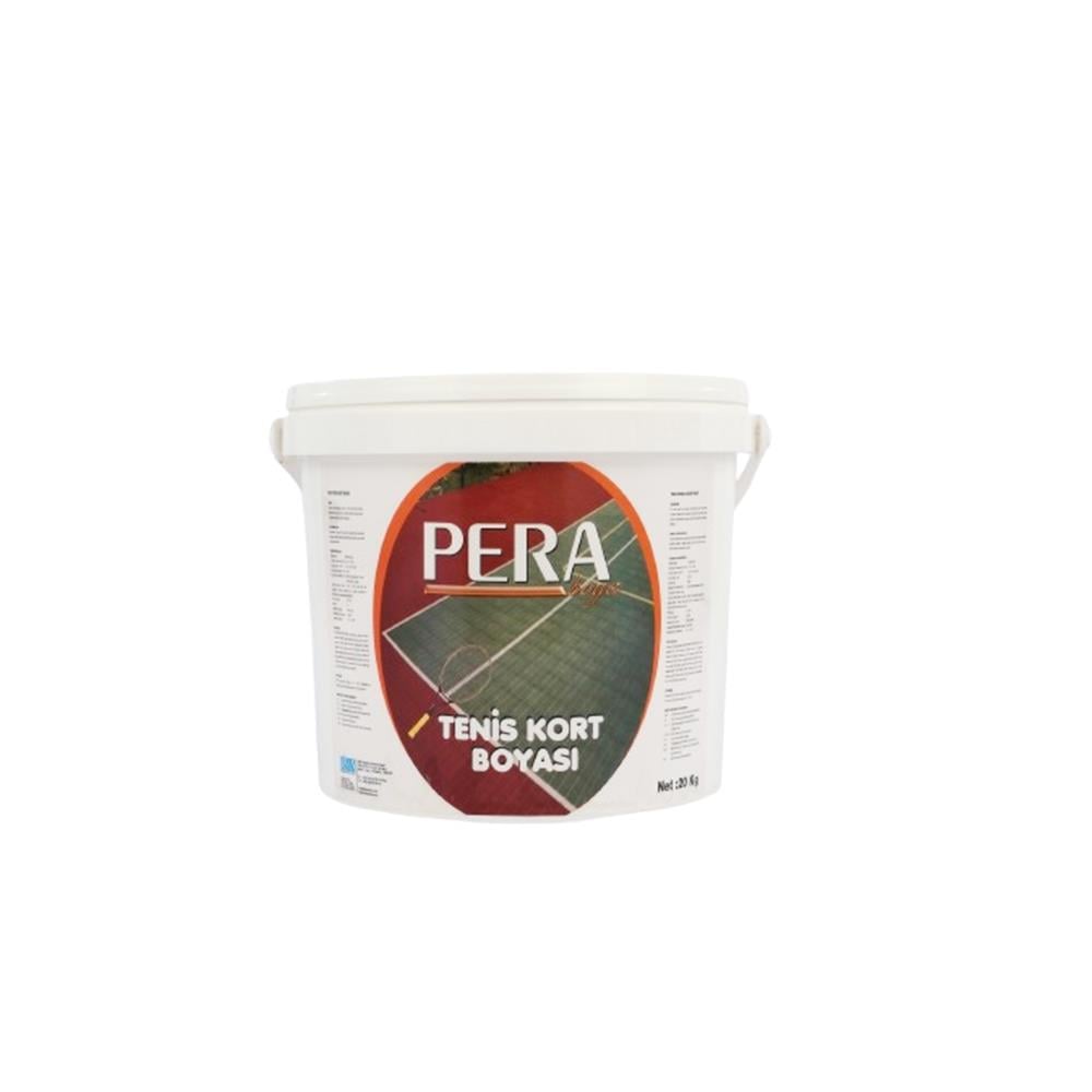 PERA Tenis Kort Boyası Kırmızı 20 Kg resmi