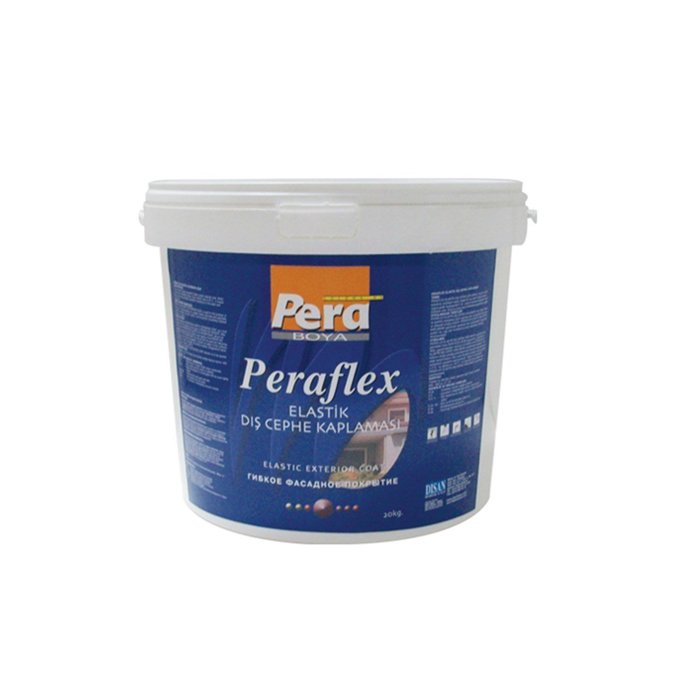 Peraflex Elastik Akrilik Diş Cephe Boyasi 15 Lt (20 Kg) Beyaz - Nalburdayım
