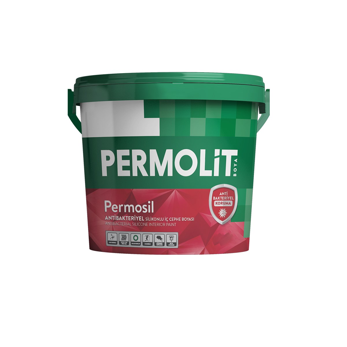 Permolit Permosil Antibakteriyel Silikonlu İç Cephe Boyası 20 Kg resmi
