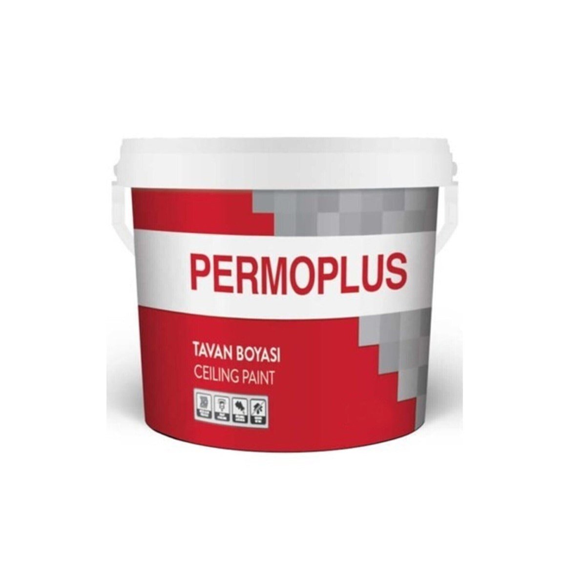 Permolit Permoplus Tavan Boyası Beyaz 17,5 Kg resmi