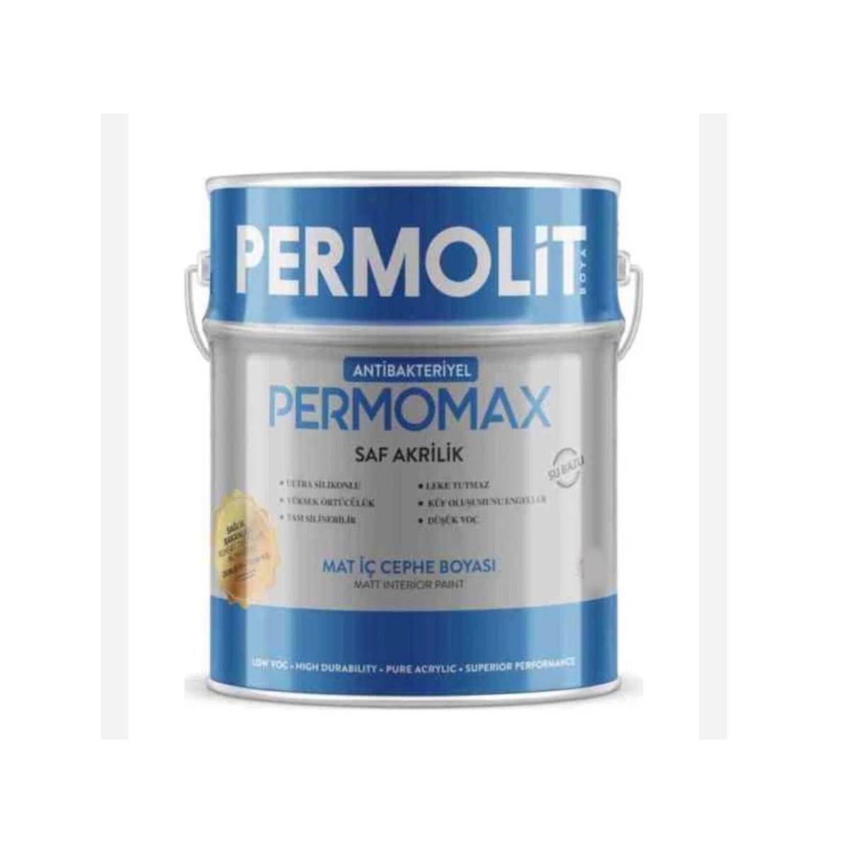 Permolit Permomax Antibakteriyel Mat İç Cephe Boyası 7,5 Lt resmi