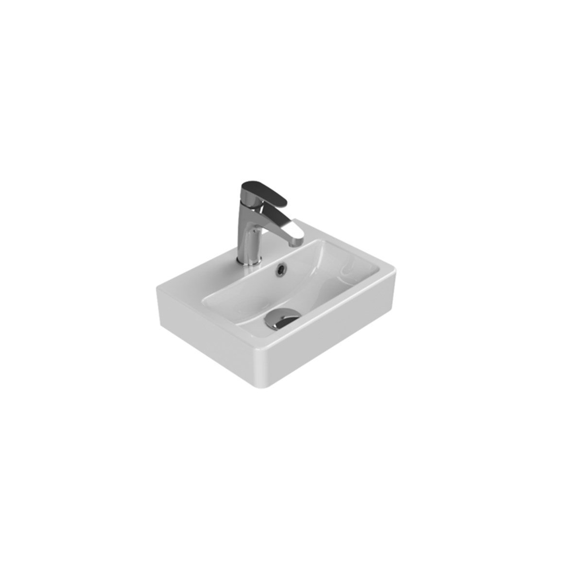 Turkuaz Lavabo Mini 28X37Cm 001400-U resmi
