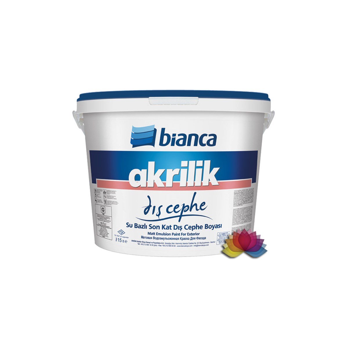 Bianca Akrilik Dış Cephe Boyası 7,50 Lt resmi