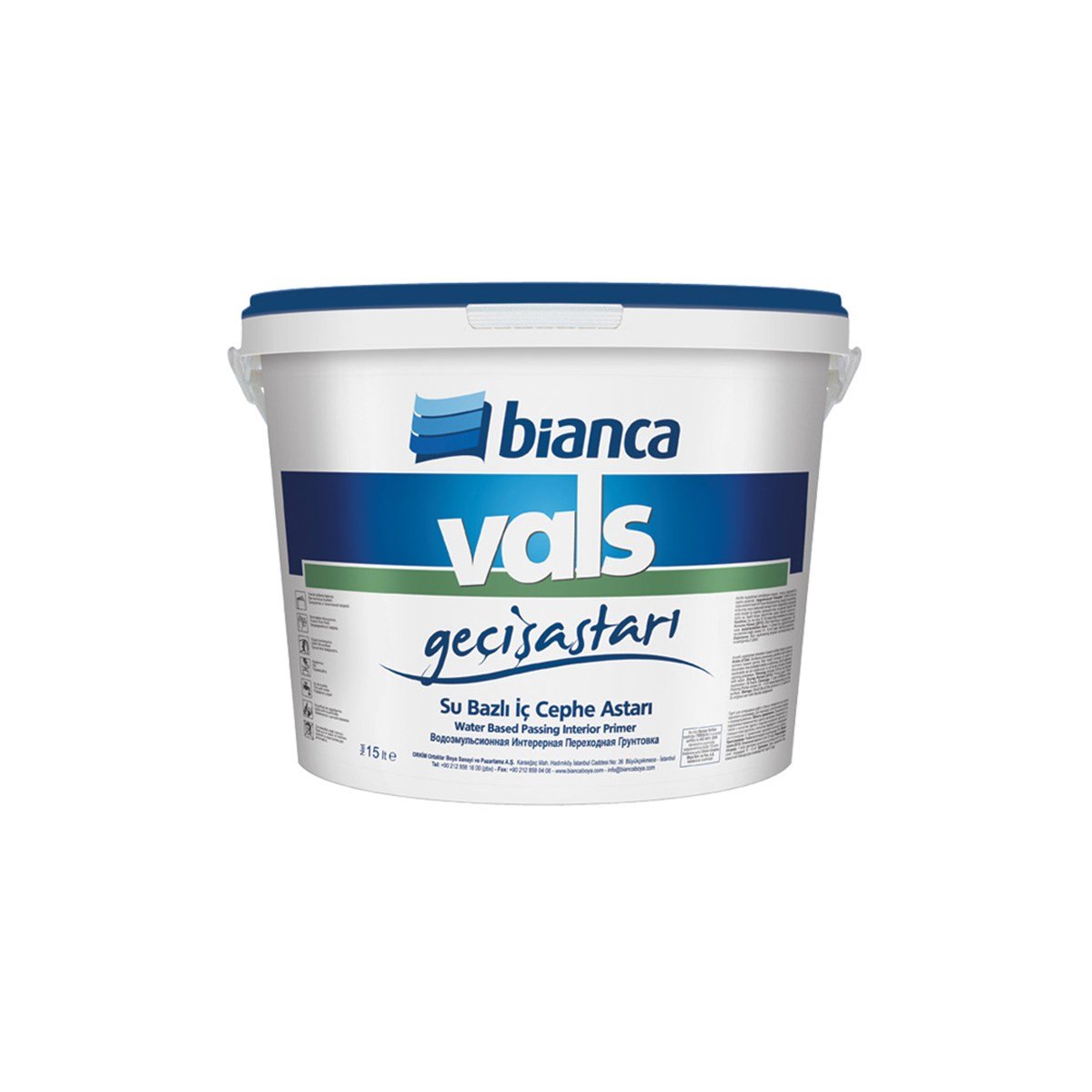 Bianca Vals Geçiş Astarı 15 Lt Beyaz resmi