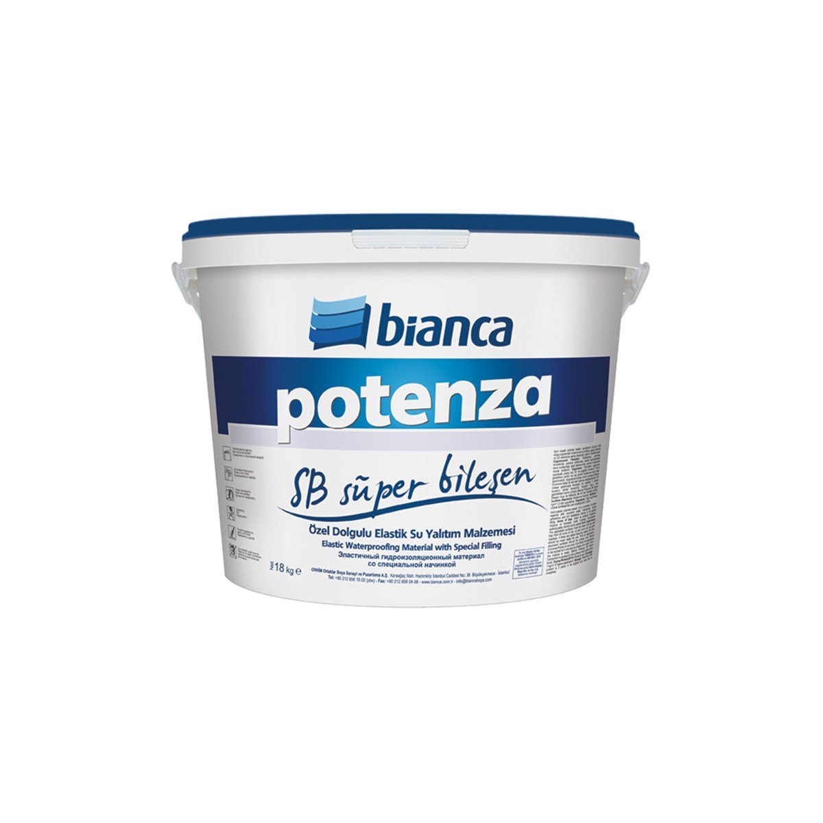 Bianca Potenza Sb Süper Bileşen 10 Kg Beyaz resmi